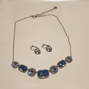 Touchstone Crystal Riva Necklace and Earrings